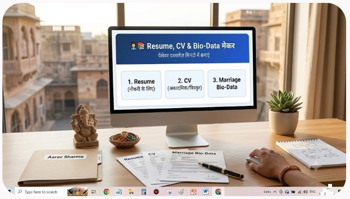 Resume ,CV and Bio Data